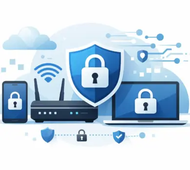 Praxis WLAN sicher einrichten und Daten schützen