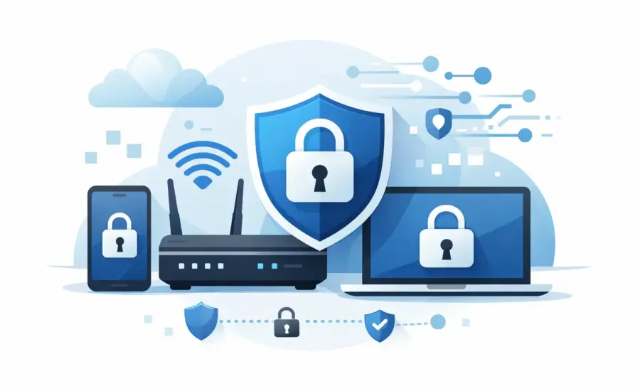 Praxis WLAN sicher einrichten und Daten schützen